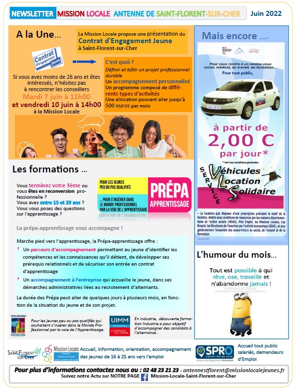 Newsletter juin 2022