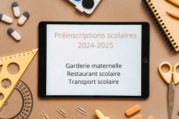 Pola préinscriptions scolaires car cantine garderie 2024 2025