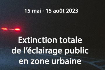 Extinction nocturne éclairage public