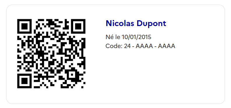 qr code pass sport